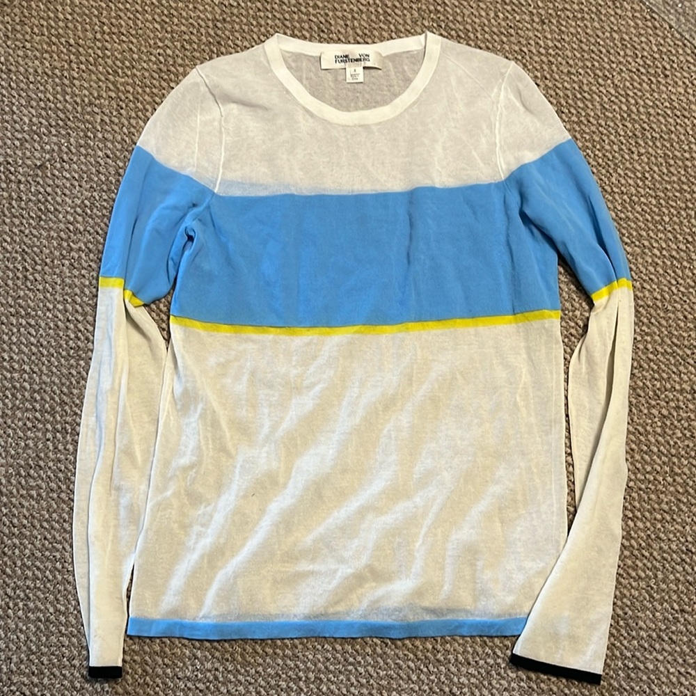 Diane Von Furstenberg mesh top
